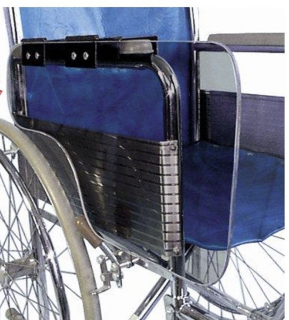 Clear Slideon Flipup Half Tray for Wheelchair Mobility Care